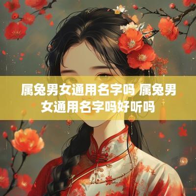 属兔男女通用名字吗 属兔男女通用名字吗好听吗