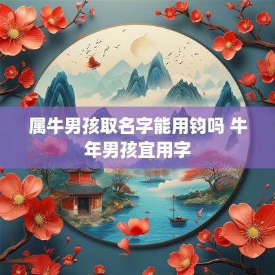 属牛男孩取名字能用钧吗 蛇年男孩宜用字