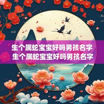 生个属蛇宝宝好吗男孩名字 生个属蛇宝宝好吗男孩名字叫什么
