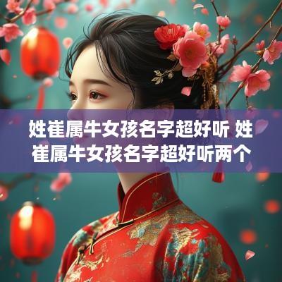 姓崔属牛女孩名字超好听 姓崔属牛女孩名字超好听两个字