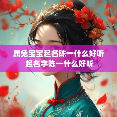 属兔宝宝起名陈一什么好听 起名字陈一什么好听
