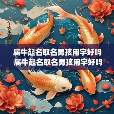 属牛起名取名男孩用字好吗 属牛起名取名男孩用字好吗