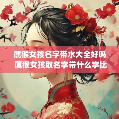 属猴女孩名字带水大全好吗 属猴女孩取名字带什么字比较好