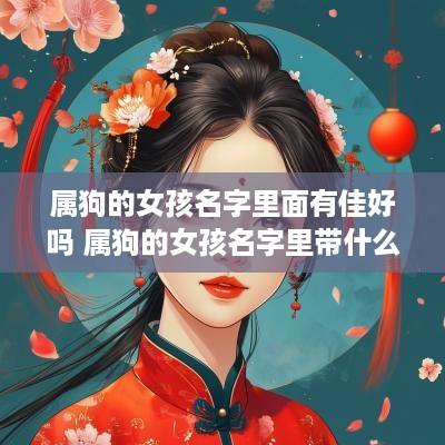 属狗的女孩名字里面有佳好吗 属狗的女孩名字里带什么字好