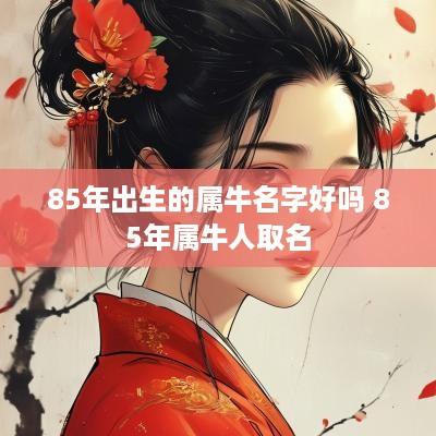 85年出生的属牛名字好吗 85年属牛人取名