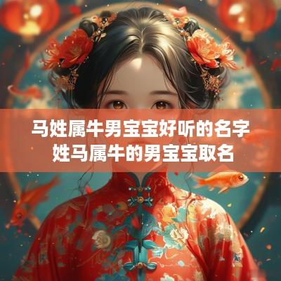 马姓属牛男宝宝好听的名字 姓马属牛的男宝宝取名