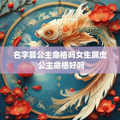 名字算公主命格吗女生属虎 公主命格好吗