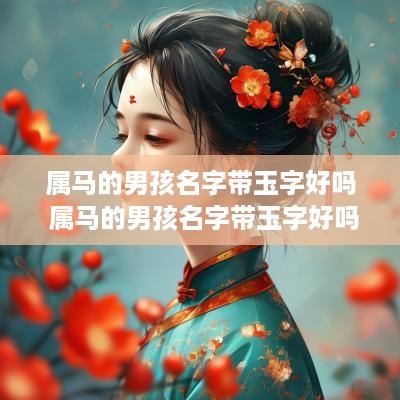 属马的男孩名字带玉字好吗 属马的男孩名字带玉字好吗怎么取