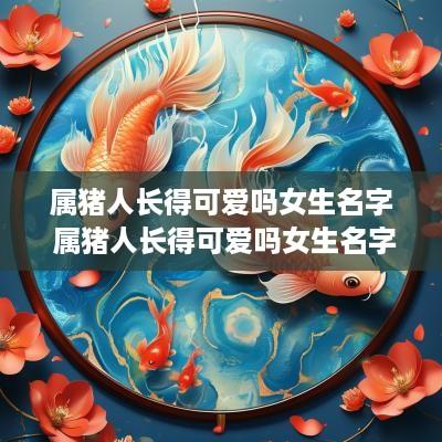 属猪人长得可爱吗女生名字 属猪人长得可爱吗女生名字怎么取