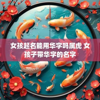 女孩起名能用华字吗属虎 女孩子带华字的名字