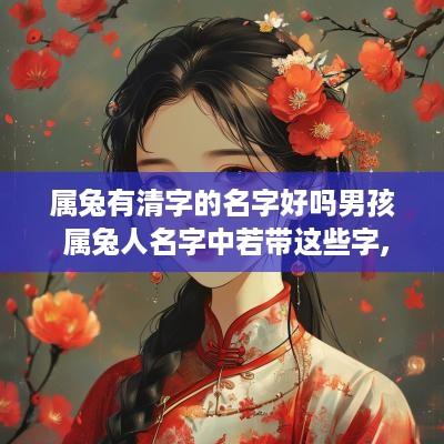 属兔有清字的名字好吗男孩 属兔人名字中若带这些字,一生大富大贵