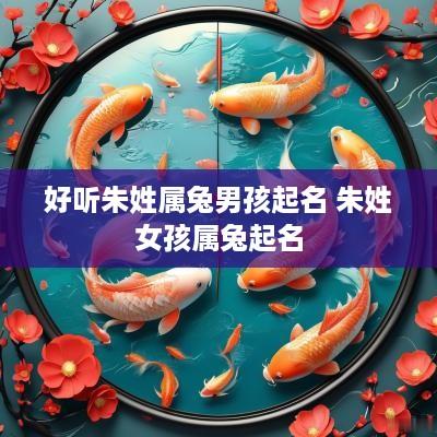 好听朱姓属兔男孩起名 朱姓女孩属兔起名