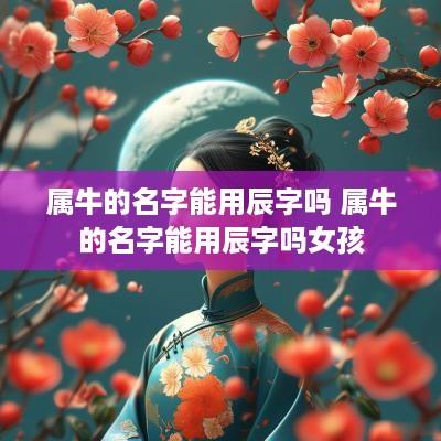 属牛的名字能用辰字吗 属牛的名字能用辰字吗女孩