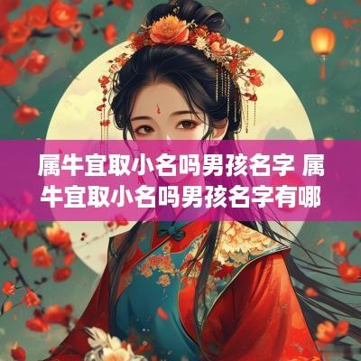 属牛宜取小名吗男孩名字 属牛宜取小名吗男孩名字有哪些
