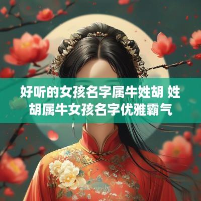 好听的女孩名字属牛姓胡 姓胡属牛女孩名字优雅霸气