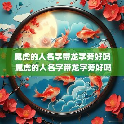 属虎的人名字带龙字旁好吗 属虎的人名字带龙字旁好吗怎么取