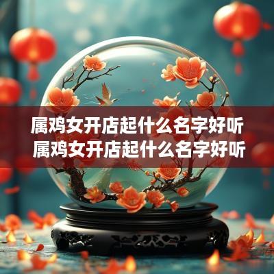 属鸡女开店起什么名字好听 属鸡女开店起什么名字好听点