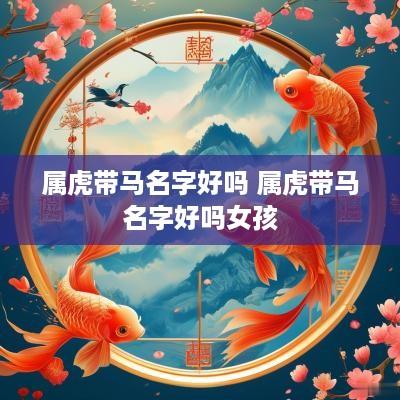 属虎带马名字好吗 属虎带马名字好吗女孩