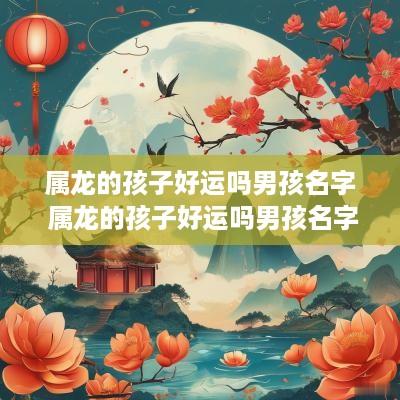属龙的孩子好运吗男孩名字 属龙的孩子好运吗男孩名字大全
