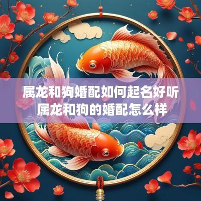 属龙和狗婚配如何起名好听 属龙和狗的婚配怎么样