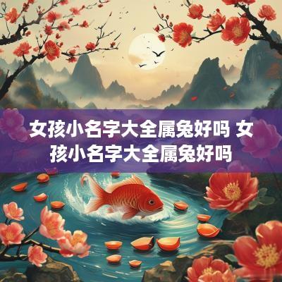 女孩小名字大全属兔好吗 女孩小名字大全属兔好吗