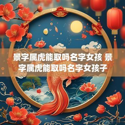 景字属虎能取吗名字女孩 景字属虎能取吗名字女孩子