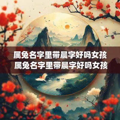 属兔名字里带晨字好吗女孩 属兔名字里带晨字好吗女孩子