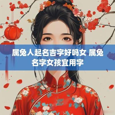 属兔人起名吉字好吗女 属兔名字女孩宜用字