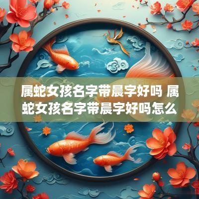 属蛇女孩名字带晨字好吗 属蛇女孩名字带晨字好吗怎么取