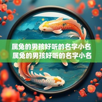 属兔的男孩好听的名字小名 属兔的男孩好听的名字小名有哪些