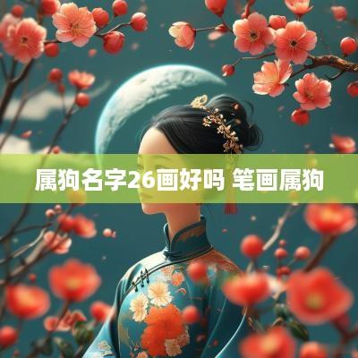 属狗名字26画好吗 笔画属狗
