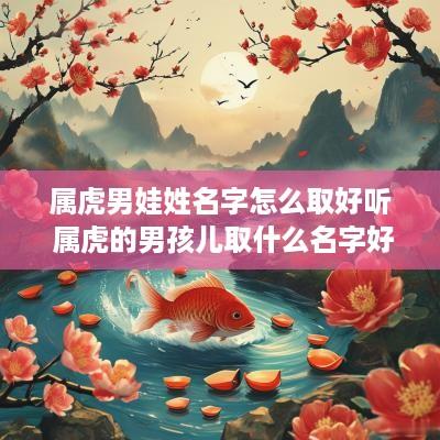 属虎男娃姓名字怎么取好听 属虎的男孩儿取什么名字好?