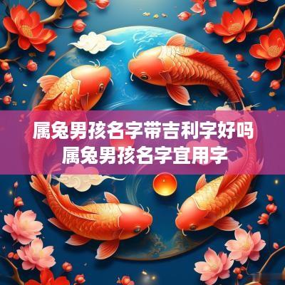 属兔男孩名字带吉利字好吗 属兔男孩名字宜用字