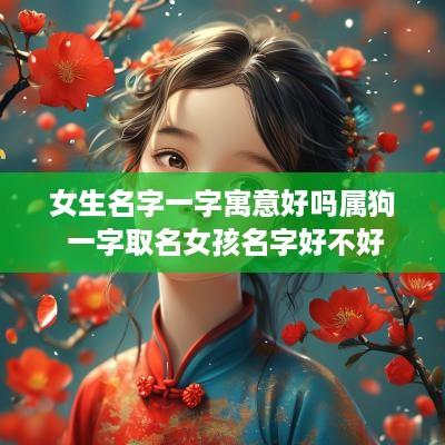 女生名字一字寓意好吗属狗 一字取名女孩名字好不好