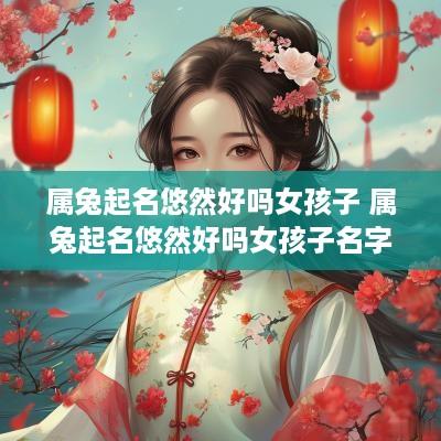 属兔起名悠然好吗女孩子 属兔起名悠然好吗女孩子名字