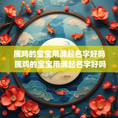 属鸡的宝宝用渊起名字好吗 属鸡的宝宝用渊起名字好吗怎么样