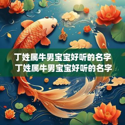 丁姓属牛男宝宝好听的名字 丁姓属牛男宝宝好听的名字大全