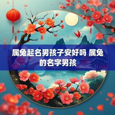 属兔起名男孩子安好吗 属兔的名字男孩