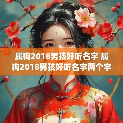 属狗2018男孩好听名字 属狗2018男孩好听名字两个字