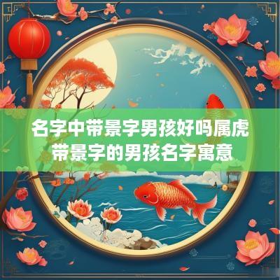 名字中带景字男孩好吗属虎 带景字的男孩名字寓意