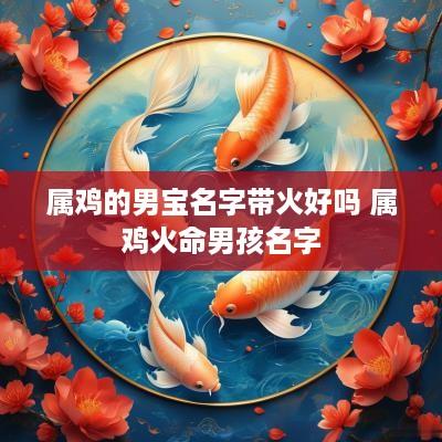 属鸡的男宝名字带火好吗 属鸡火命男孩名字