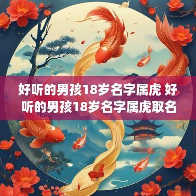好听的男孩18岁名字属虎 好听的男孩18岁名字属虎取名