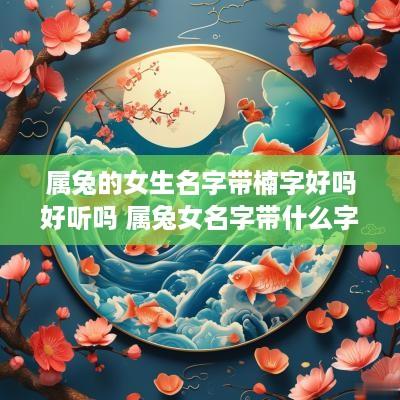 属兔的女生名字带楠字好吗好听吗 属兔女名字带什么字好