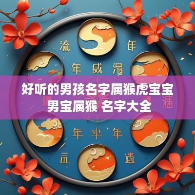 好听的男孩名字属猴虎宝宝 男宝属猴 名字大全
