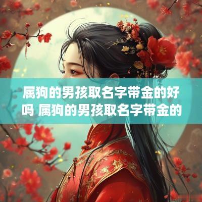 属狗的男孩取名字带金的好吗 属狗的男孩取名字带金的好吗