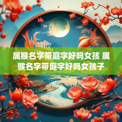 属猴名字带庭字好吗女孩 属猴名字带庭字好吗女孩子