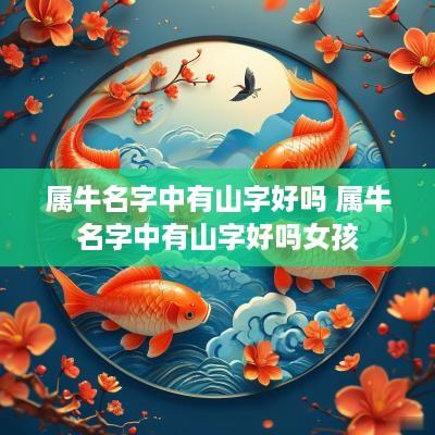 属牛名字中有山字好吗 属牛名字中有山字好吗女孩