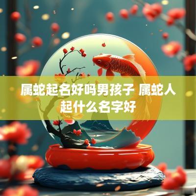 属蛇起名好吗男孩子 属蛇人起什么名字好
