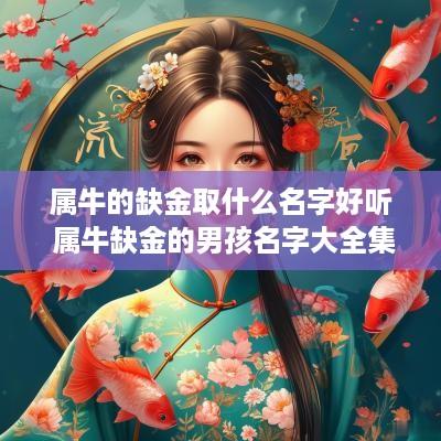属牛的缺金取什么名字好听 属牛缺金的男孩名字大全集