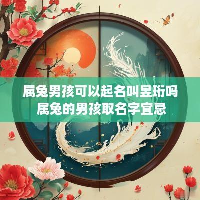 属兔男孩可以起名叫昱珩吗 属兔的男孩取名字宜忌